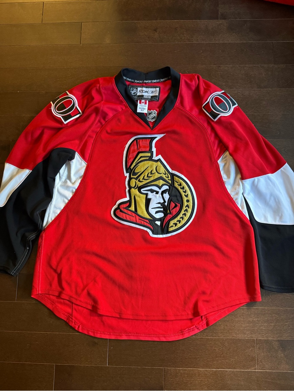 Ottawa Senators Reebok Made In Canada Authentic NHL Hockey Jersey 52 Edge 1.0 OI